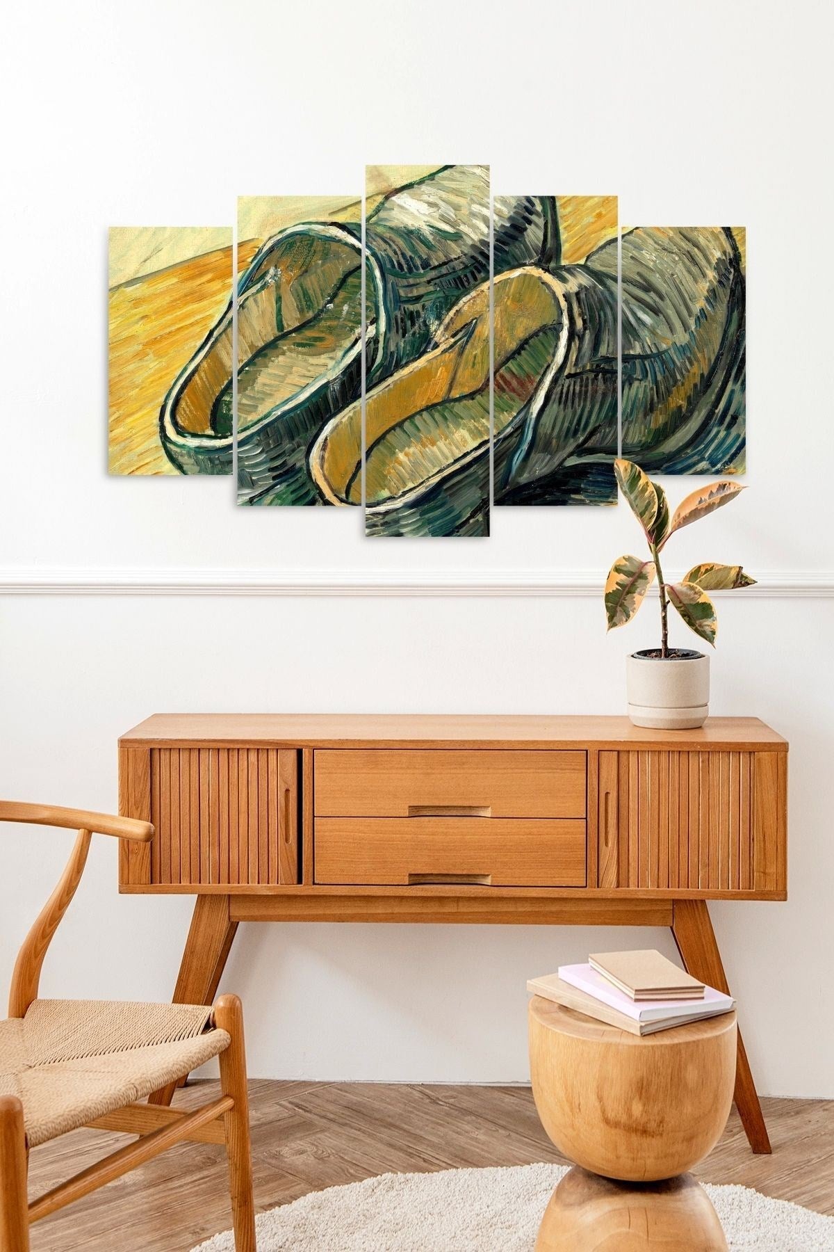 Ayakkabı 5 Parçalı Mdf Tablo 60 x 100