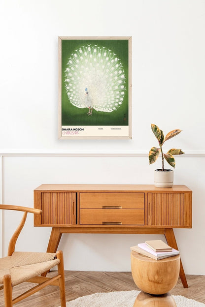 Ohara Koson Ahşap Çerçeveli Tablo 30 x 42