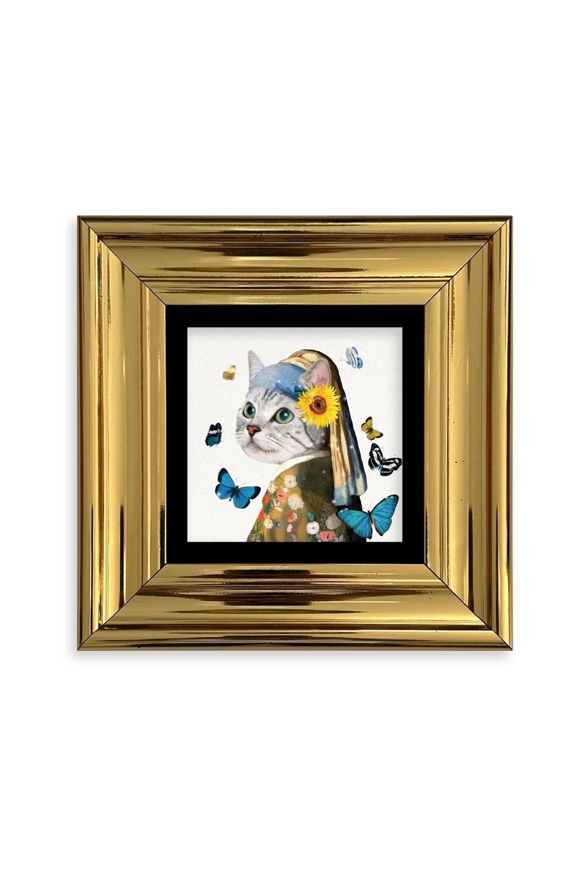 Van Gogh Çerçeveli Taş Tablo 20 cm