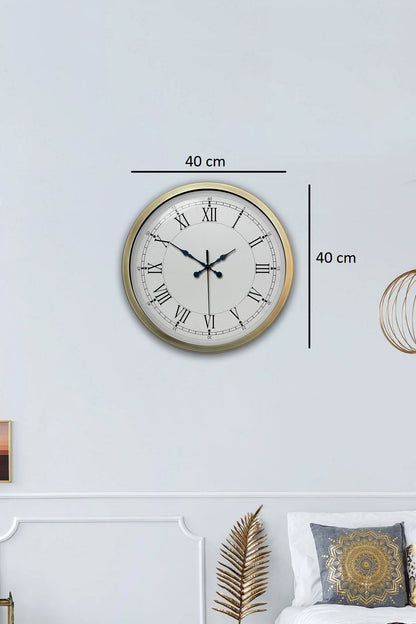 Zentime 40 Cm Eskitme Vintage Duvar Saati