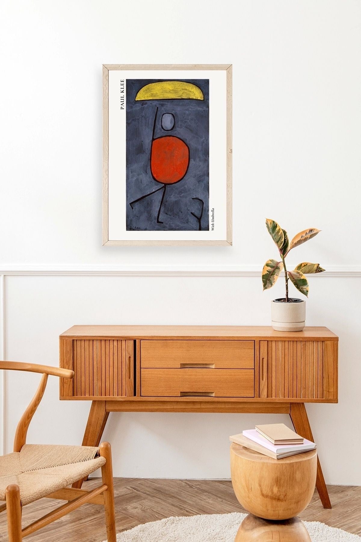 Paul Klee Ahşap Çerçeveli Tablo 50 x 70