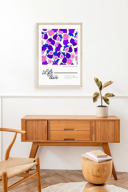 İncir Ahşap Çerçeveli Tablo 23 x 30