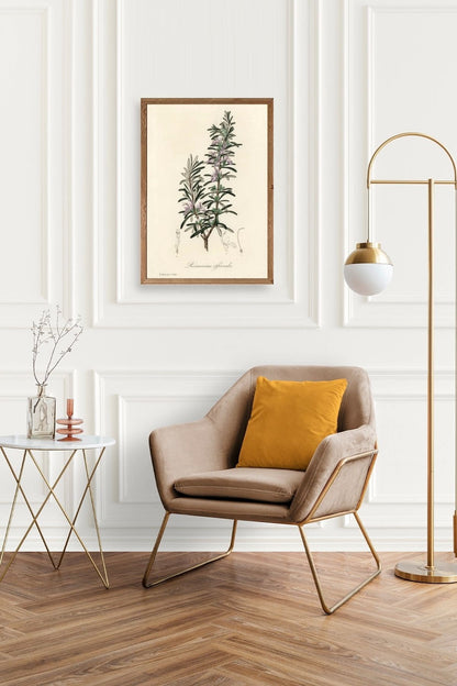 Yaprak Ahşap Çerçeveli Tablo 17 x 23