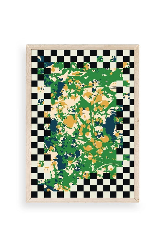 Desen Ahşap Çerçeveli Tablo 23 x 30