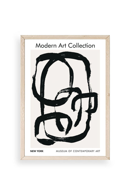 Modern Ahşap Çerçeveli Tablo 23 x 30