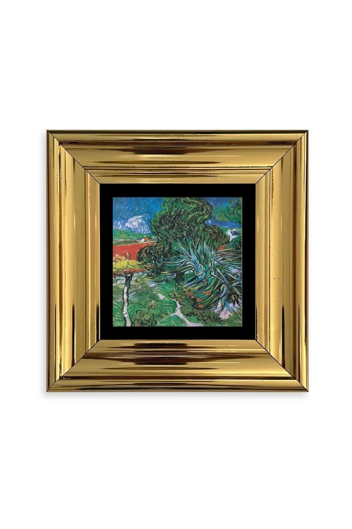 Van Gogh Çerçeveli Taş Tablo 20 cm