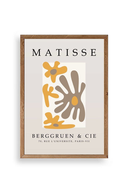 Çiçek Ahşap Çerçeveli Tablo 23 x 30