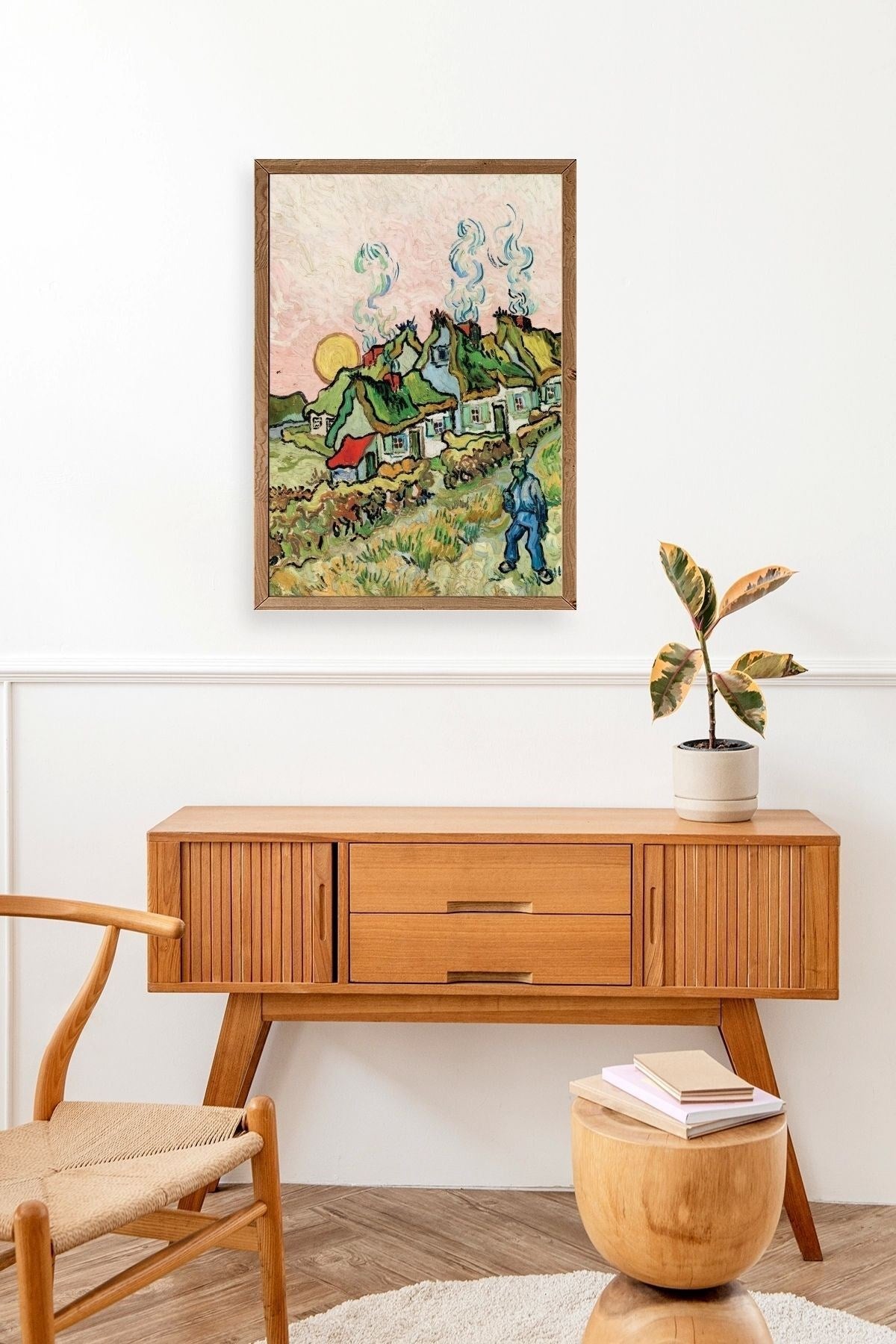 Picasso Ahşap Çerçeveli Tablo 50 x 70