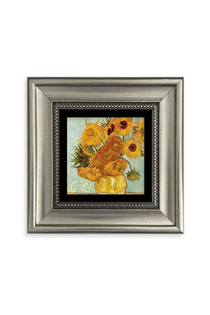 Van Gogh Çerçeveli Taş Tablo 20 cm