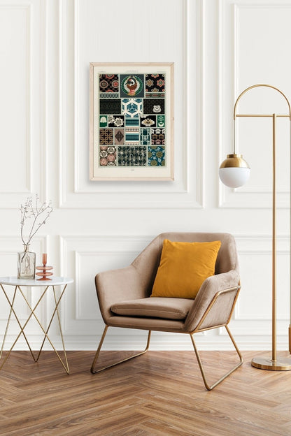 Motif Ahşap Çerçeveli Tablo 30 x 42