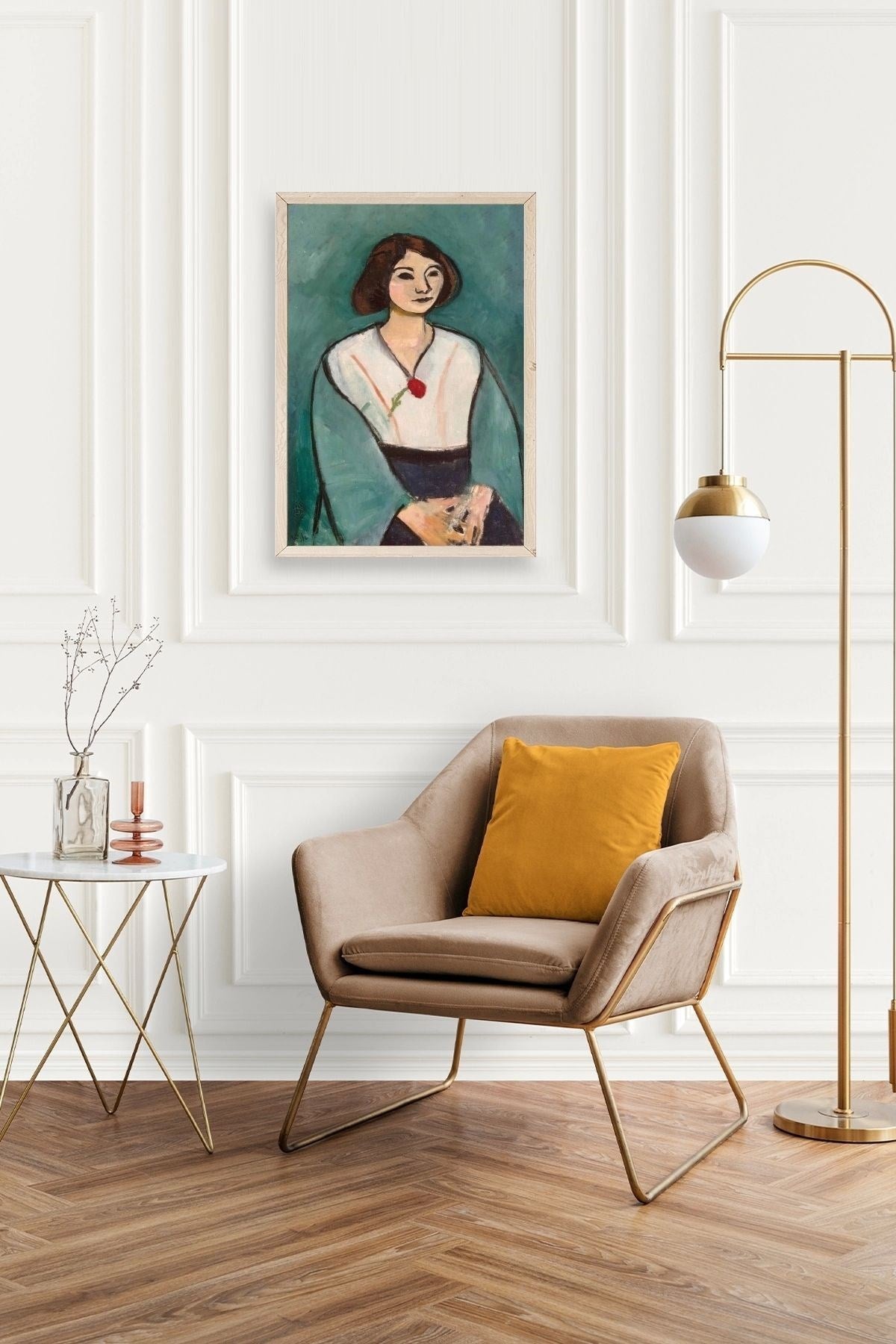 Picasso Ahşap Çerçeveli Tablo 50 x 70