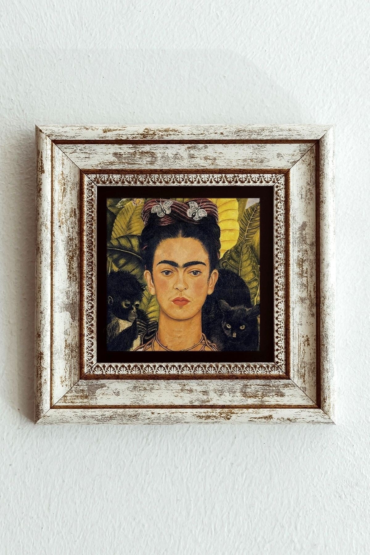 Kadın Çerçeveli Taş Tablo , Çerçeveli Taş Duvar Dekoru-enkcrcvtbl-00158 20 cm