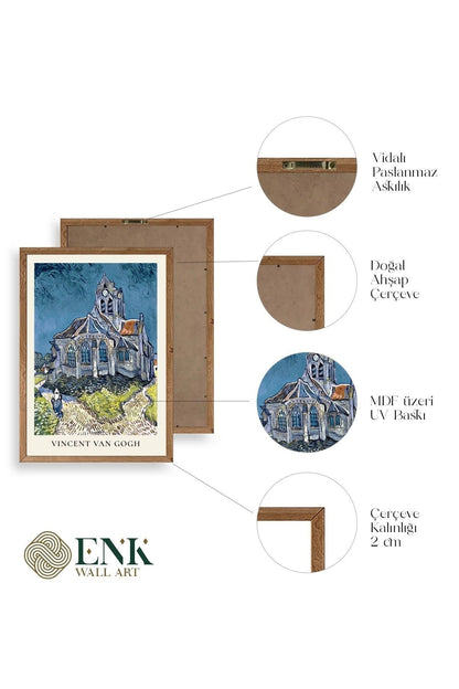 Van Gogh Ahşap Çerçeveli Tablo 23 x 30