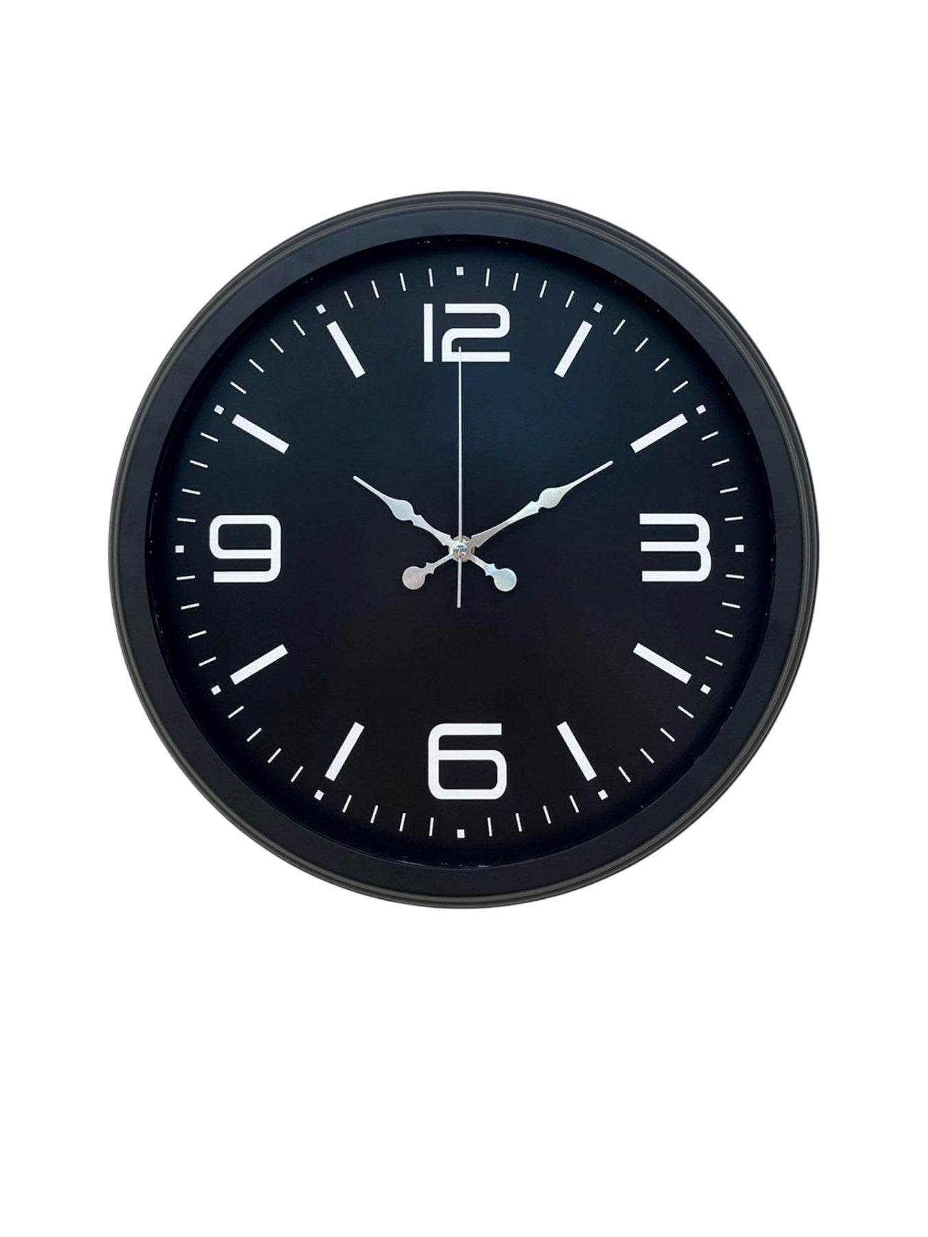 Zentime Black Royal Tasarım 40 cm Metal Duvar Saati