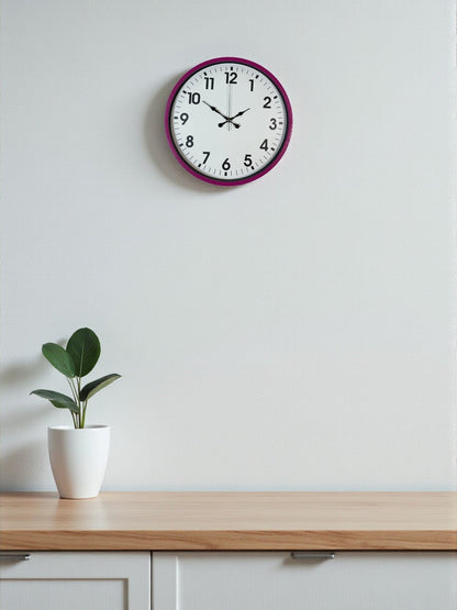 Zentime 36 Cm Pembe Dekoratif Duvar Saati