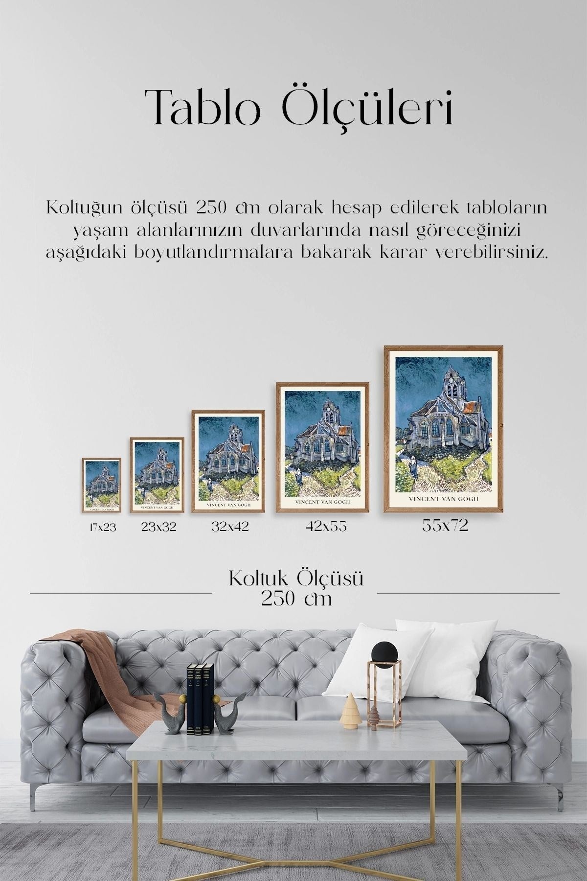 Van Gogh Ahşap Çerçeveli Tablo 50 x 70