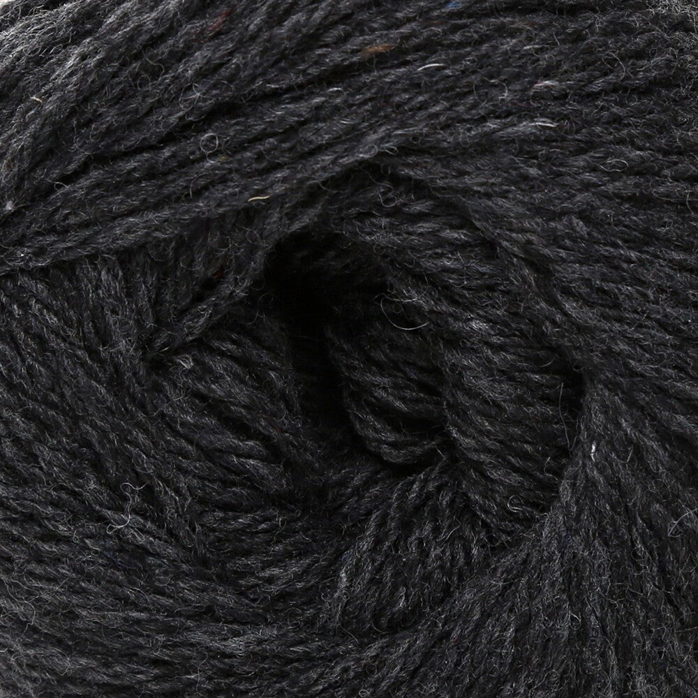 La Mia Re-Tweed Koyu Gri Melanj El Örgü İpi - L158