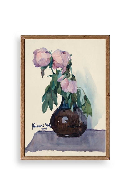 Kövári Ka?marik Ahşap Çerçeveli Tablo 50 x 70