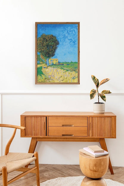 Lane Near Ahşap Çerçeveli Tablo 23 x 30