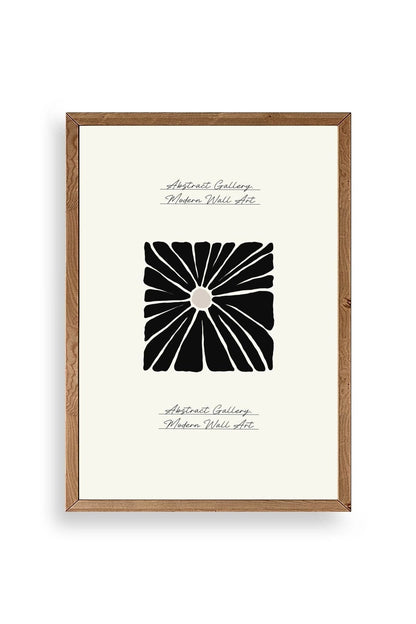 Çiçek Ahşap Çerçeveli Tablo 23 x 30