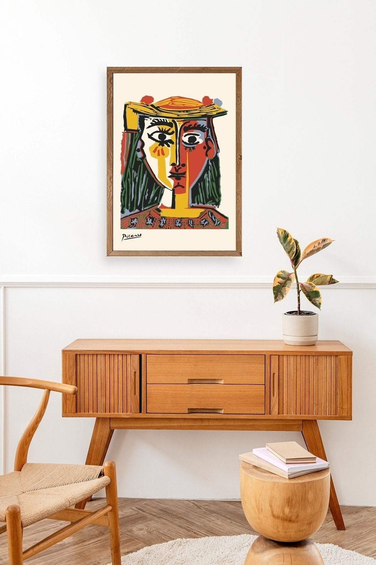 Picasso Ahşap Çerçeveli Tablo 17 x 23