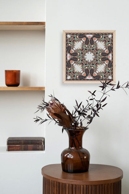 Motif Ahşap Çerçeveli Tablo 50 x 50