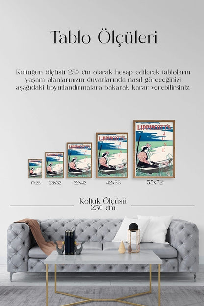Lippincott's Ahşap Çerçeveli Tablo 50 x 70