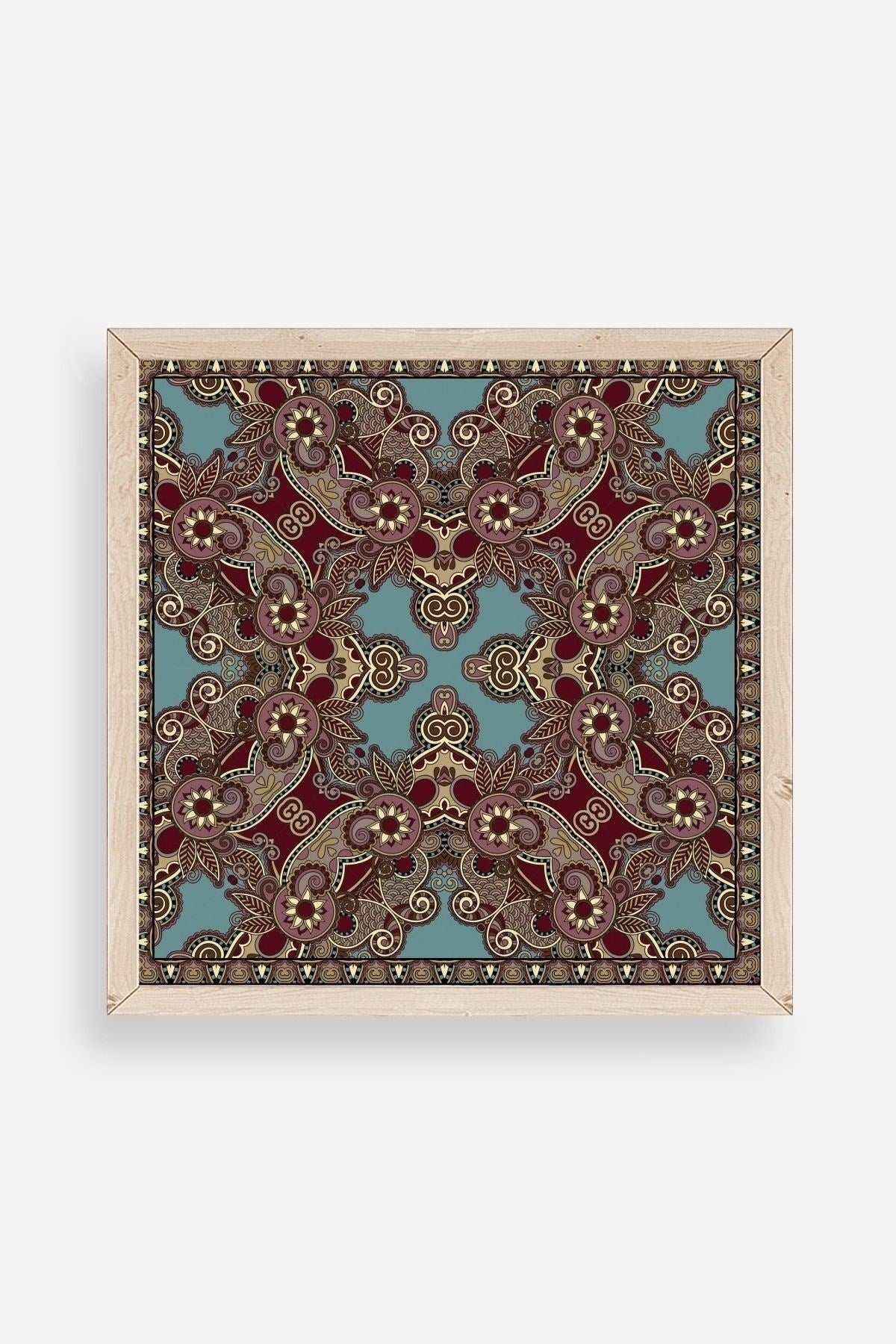 Desen Ahşap Çerçeveli Tablo 23 x 23