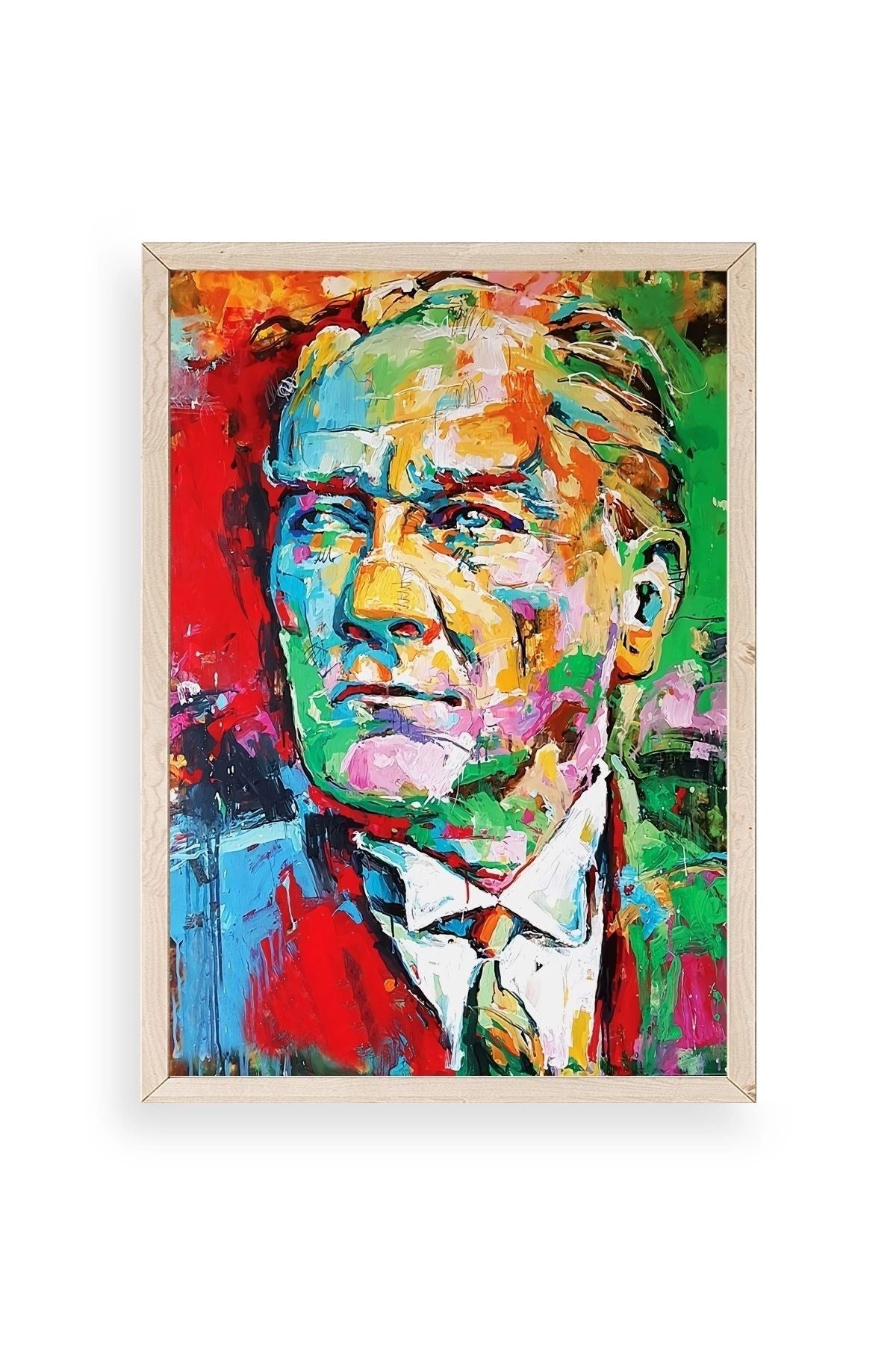 Atatürk Ahşap Çerçeveli Tablo 23 x 30