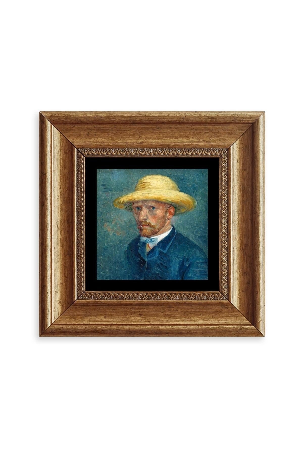 Van Gogh Çerçeveli Taş Tablo 20 cm