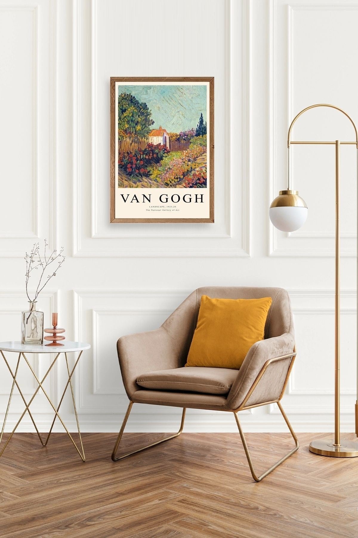 Van Gogh Ahşap Çerçeveli Tablo 17 x 23