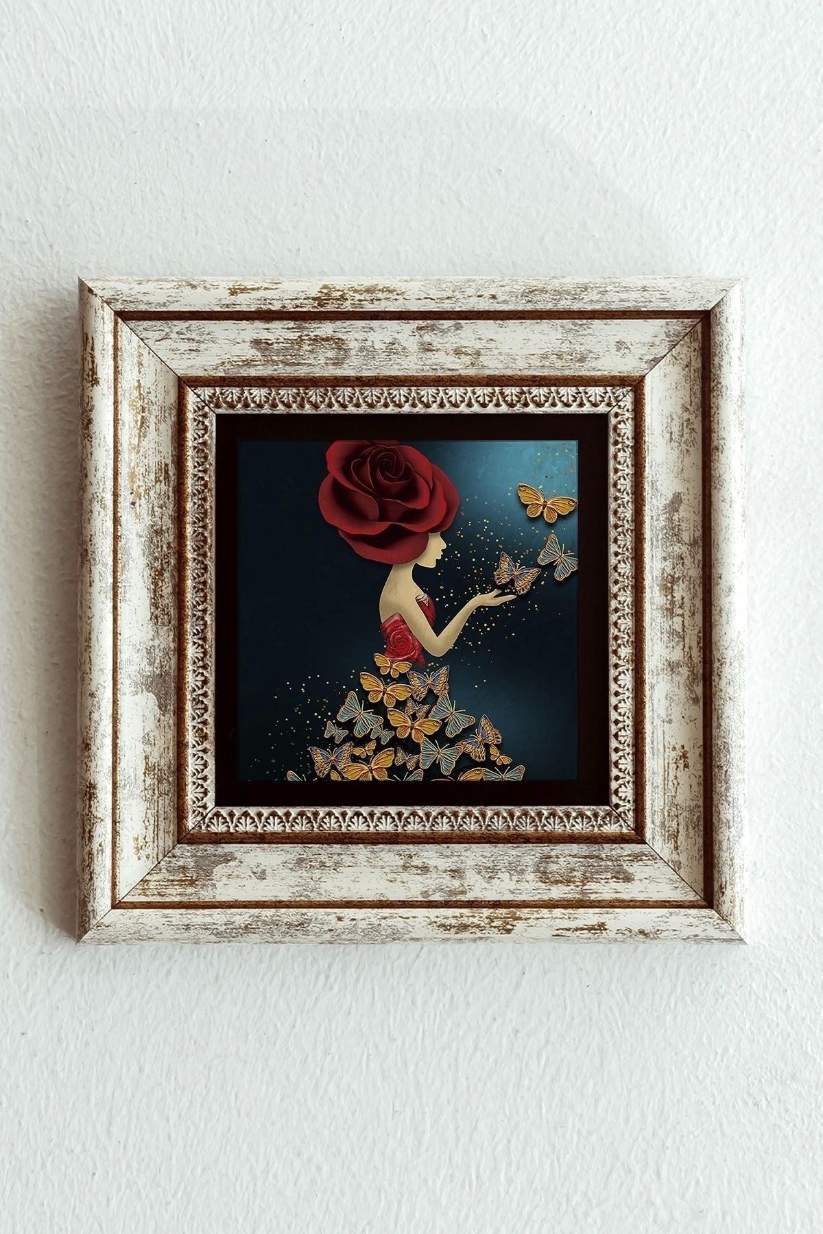 Çerçeveli Taş Tablo , Çerçeveli Taş Duvar Dekoruenkcrcvtbl-00147 20 cm