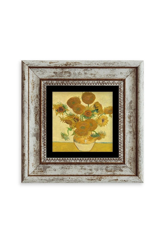 Van Gogh Çerçeveli Taş Tablo 20 cm