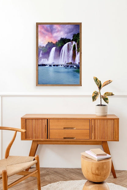 Manzara Doğa Ahşap Çerçeveli Tablo 50 x 70