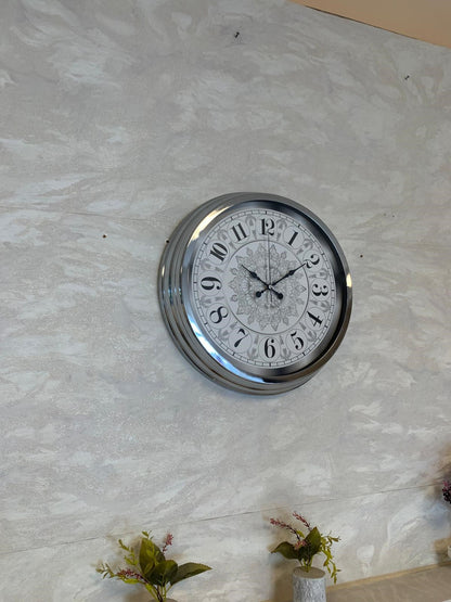 Zentime 40 Cm Krom Elegance Duvar Saati