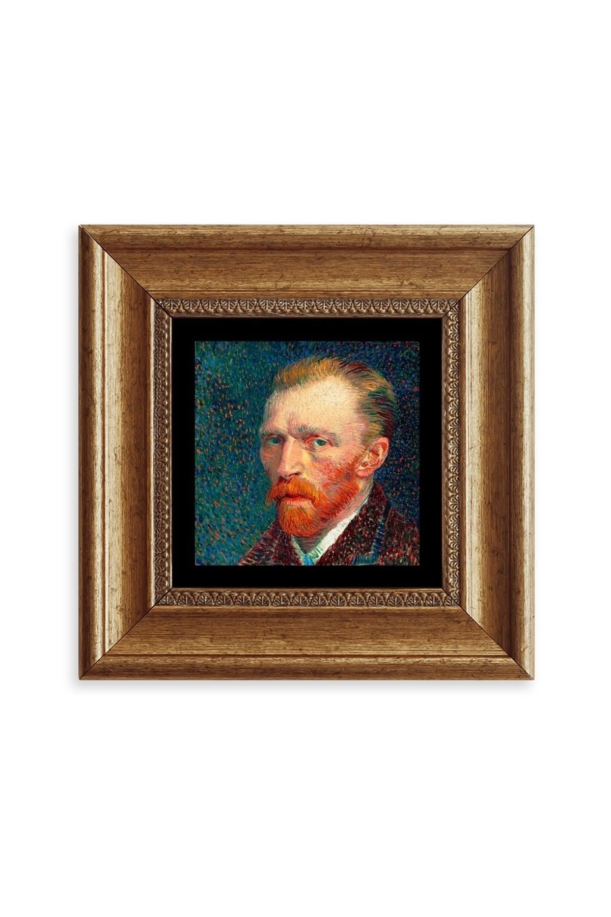 Van Gogh Çerçeveli Taş Tablo 20 cm