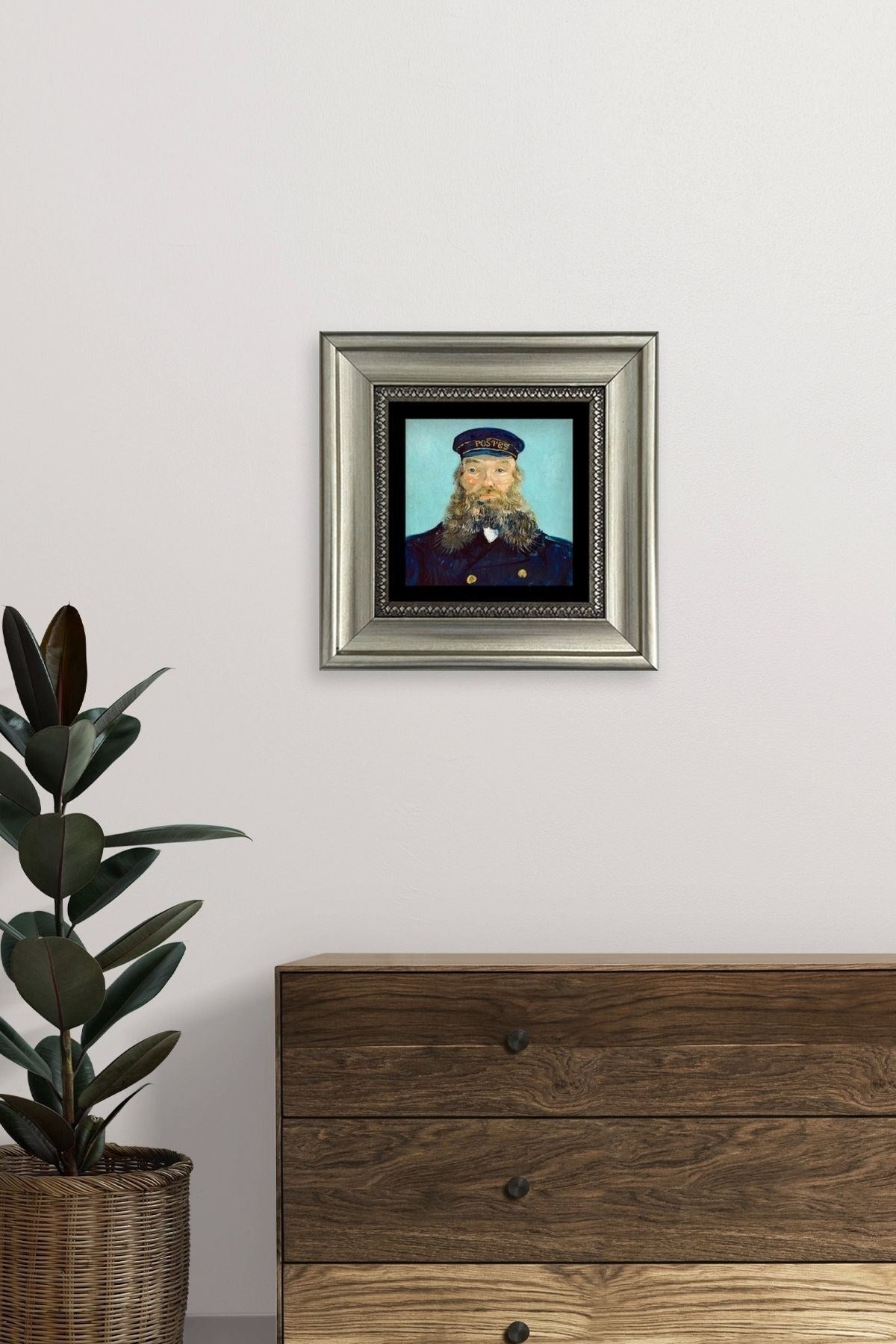 Van Gogh Çerçeveli Taş Tablo 20 cm