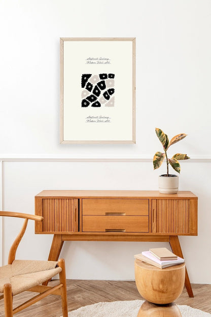 Çiçek Ahşap Çerçeveli Tablo 23 x 30