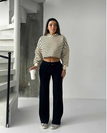 Kadın Modern Siyah Pantolon