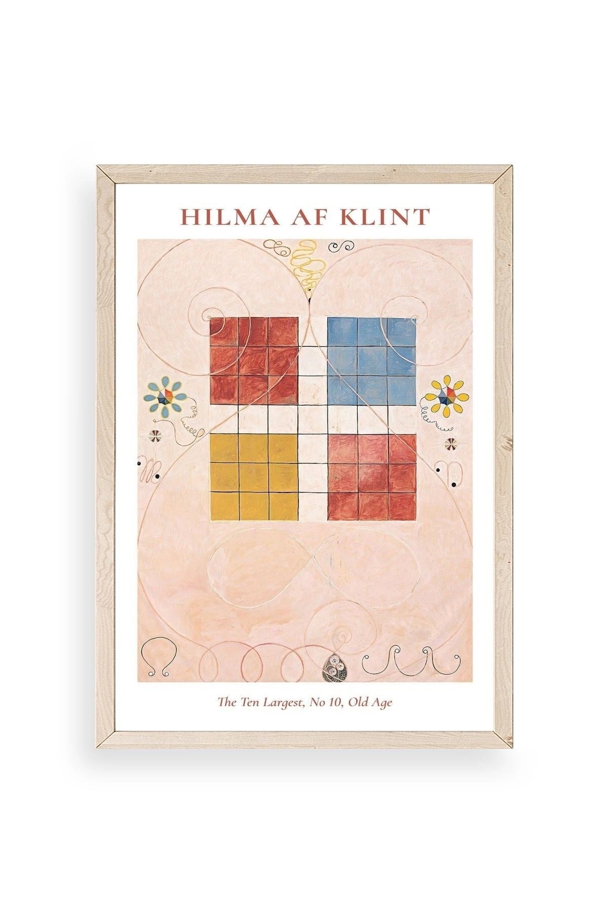 Hilma Af Klint Ahşap Çerçeveli Tablo 23 x 30