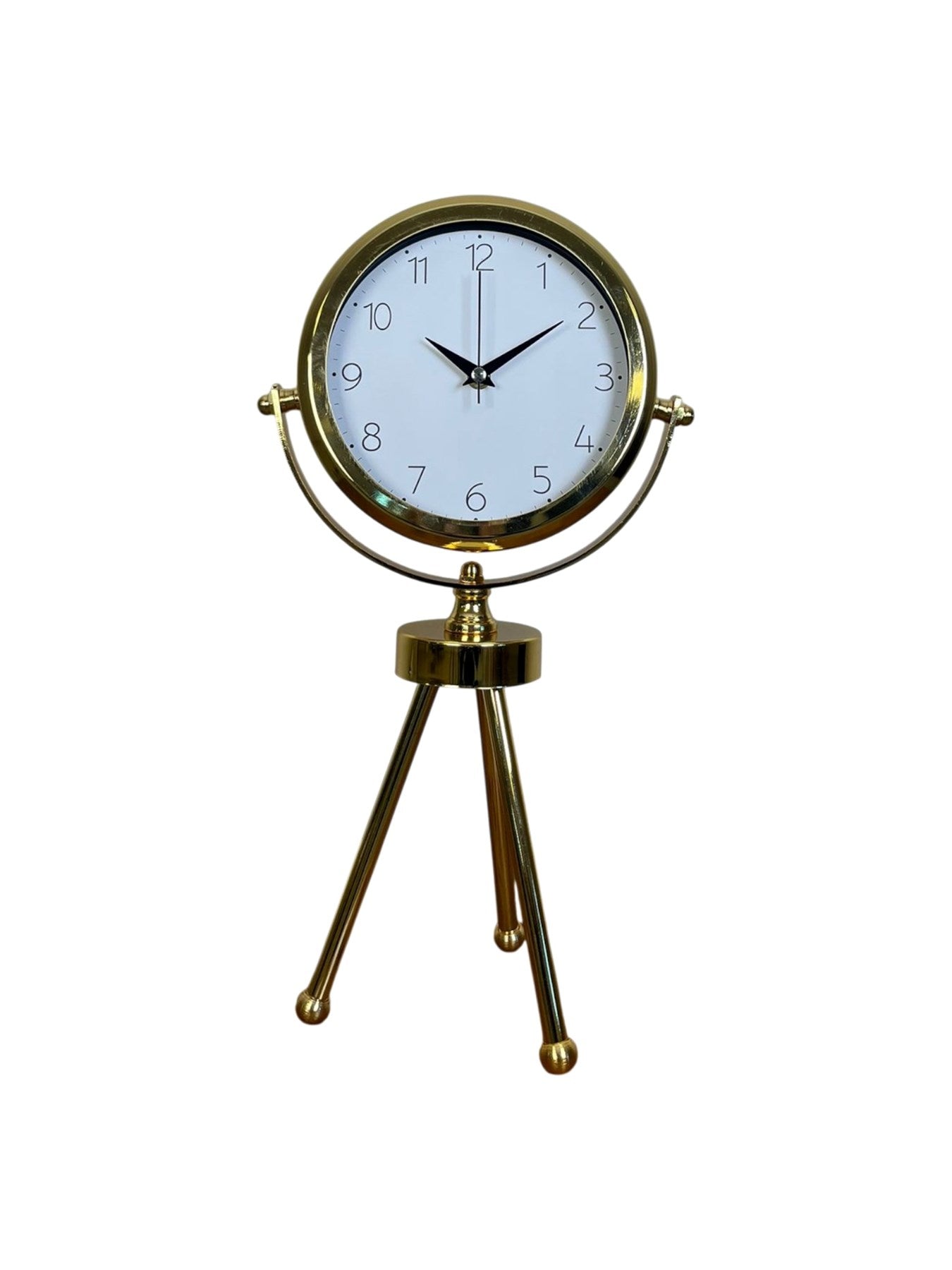 Zentime Gold Lüks Üç Ayaklı Masa Saati