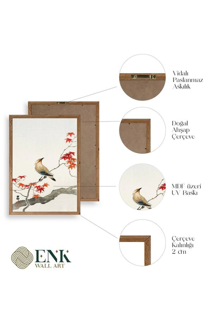 Ohara Coson Ahşap Çerçeveli Tablo 30 x 42