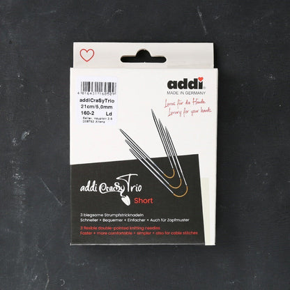 Addi CrasyTrio 3 lü 5 Mm 21 Cm Misinalı Çorap Şişi