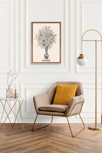 Matisse Ahşap Çerçeveli Tablo 50 x 70