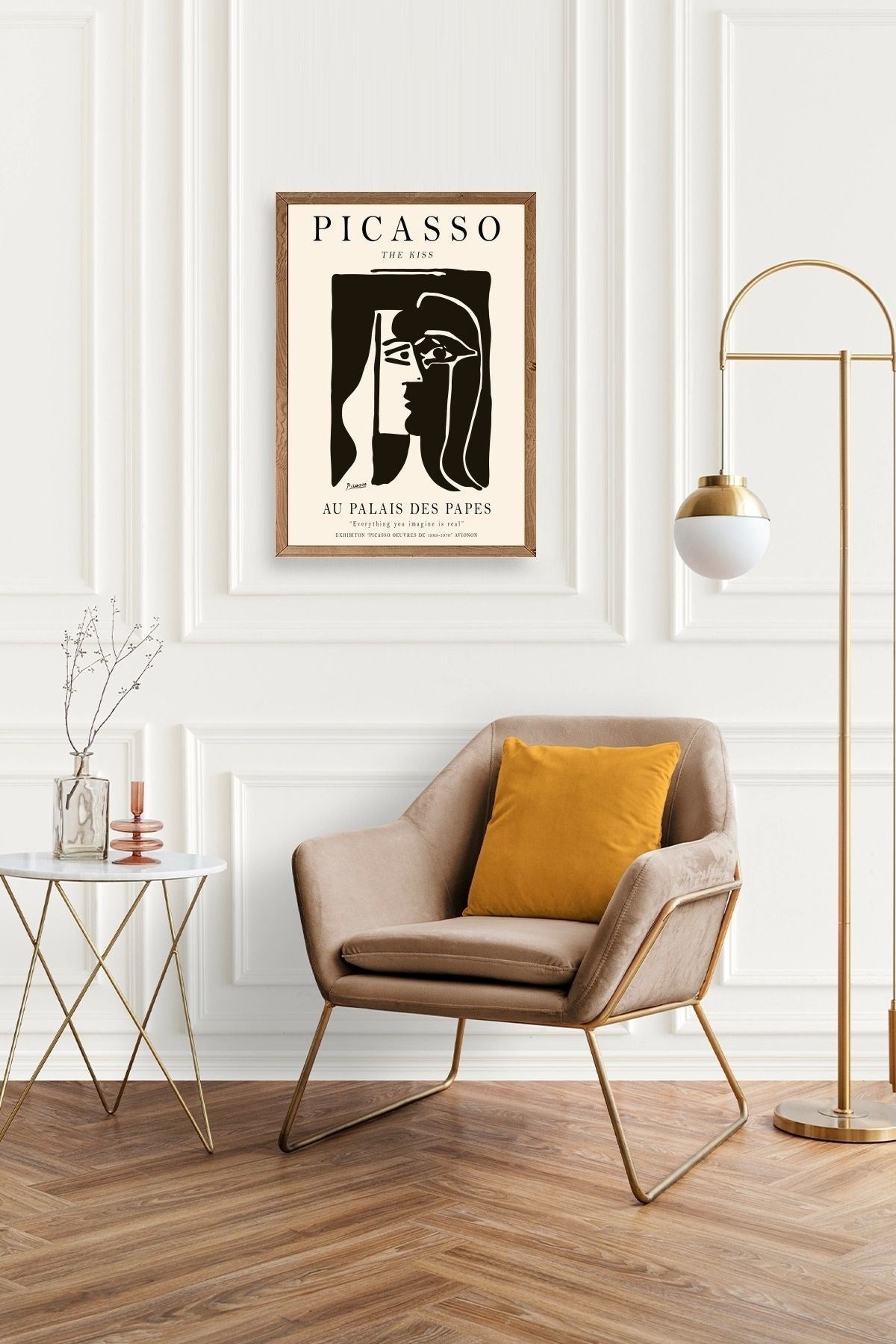 Picasso Ahşap Çerçeveli Tablo 50 x 70