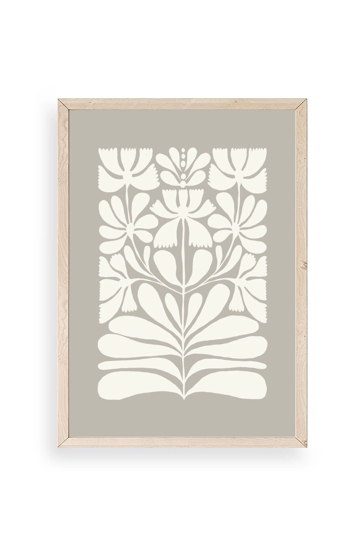 Desen Ahşap Çerçeveli Tablo 50 x 70