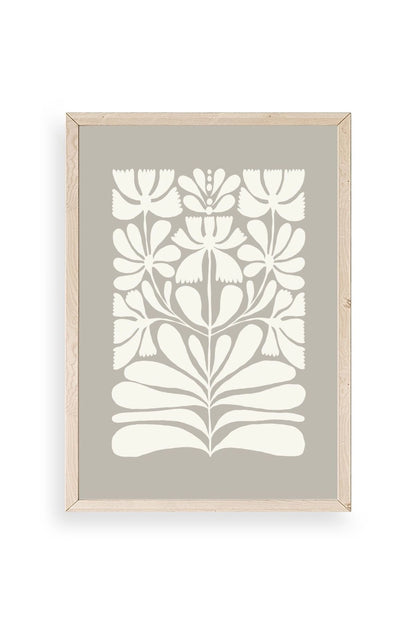 Desen Ahşap Çerçeveli Tablo 50 x 70