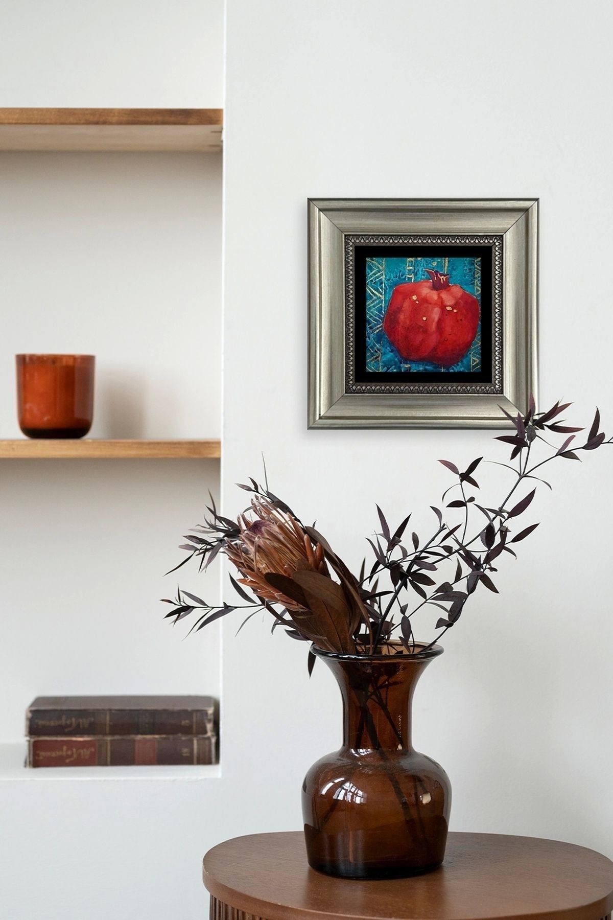 Bereket Narı Çerçeveli Taş Tablo 20 cm