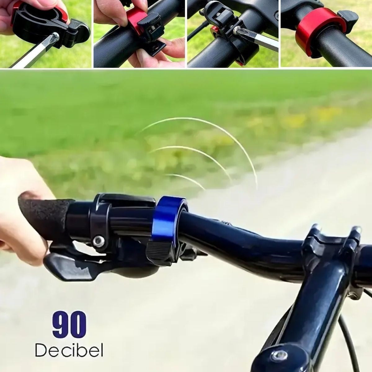 BUFFER® Ultra-Yüksek Sesli Alüminyum Alaşımlı Bisiklet Zili