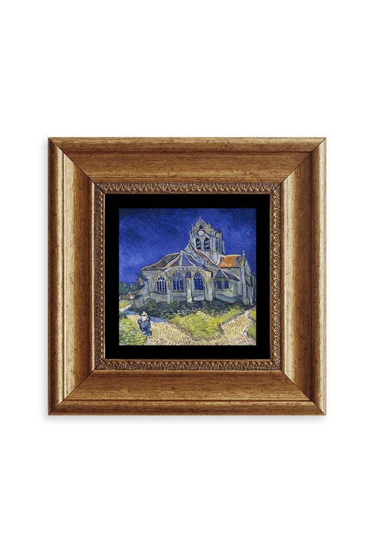 Van Gogh Çerçeveli Taş Tablo 20 cm